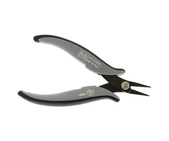 63-4743-22 RS PRO ESD 140 mm Steel Flat Nose Pliers With 20mm Jaw 245-0558
