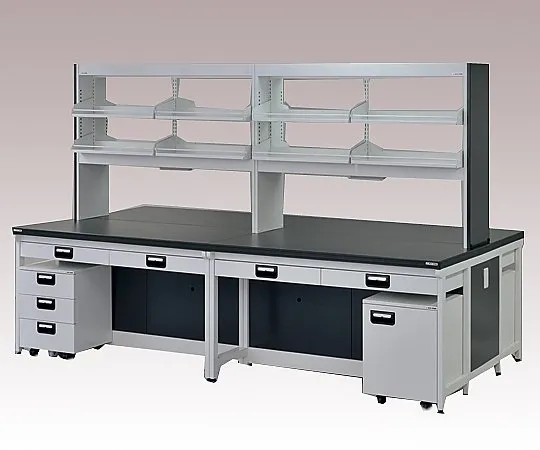 3-2055-01　［Discontinued］Central Laboratory Bench Steel Type 1800 x 1500 x 850/1950　AB-1815K-RAC