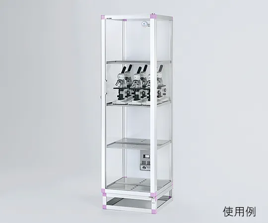 3-6755-01　［Discontinued］Microscope Storage Depot (Electric Decomposition Type) 530 x 582 x 1933.2　MC-D24