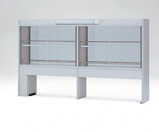 3-4585-01　［Discontinued］Reagent Shelf Double-Sided Type, with Glass Door, with Fluorescent Lamp 900 x 300/510 x 1070　TEB-900E