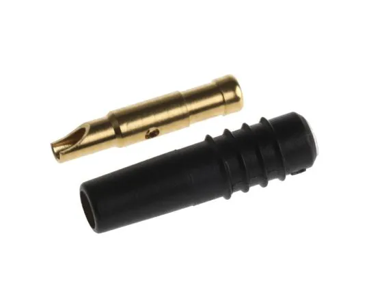 63-4759-06 Black Female Banana Plug Solder 30 V ac, 60 V dc 22.2070-21 22.1008