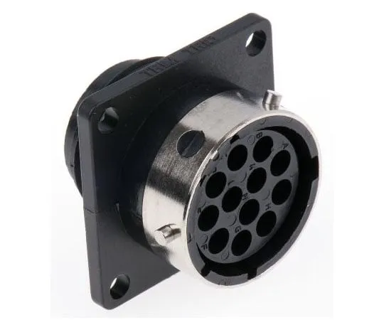 63-4733-44 Souriau UTG Series Flange Mount Housing, 12 contacts Plug UTG0 14 12S