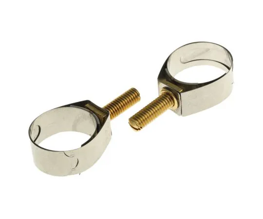 63-4753-62 Unex Brass (Bolt), Stainless Steel Slotted Screw Unex, 11mm Band Width, 17.3mm - 22mm Inside Diameter 9941