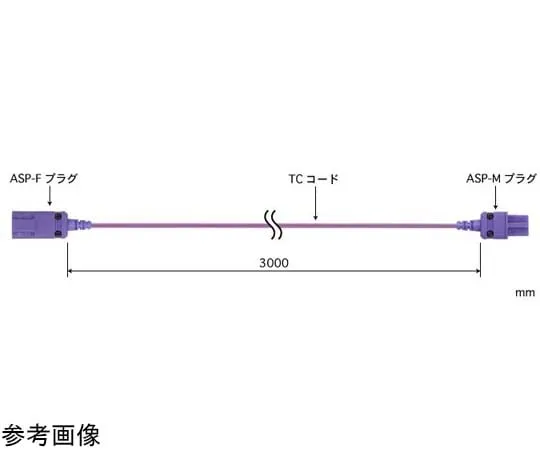 65-3531-99 Extension Cord for Thermocouple Compensation Wire XX Series Terminal ASP-F Terminal (Sensor Receiving Side): ASP-F E Type XX-0101E-TC03