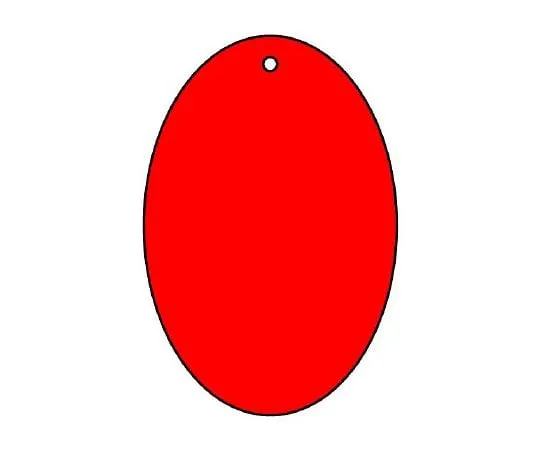 62-6154-12 Plain Plate Red Oval Type 5-Piece Set 886-44