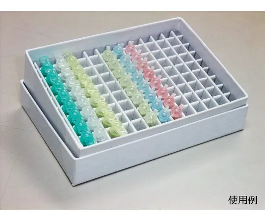 63-2985-70　［Discontinued］96 Holes Freeze Box Water Repellent Paper (for 0.2ml)　95.023A