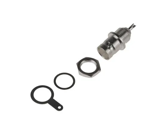 63-4874-69 RS Straight 75Ω Panel Mount Bulkhead Fitting BNC Connector, jack, Silver, Solder Termination 546-4471