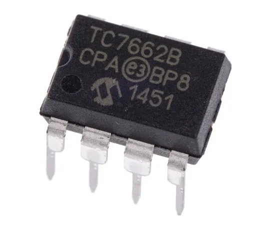 63-4726-97 Microchip TC7662BCPA, 1-Channel, Inverting DC-DC Converter, 20mA 8-Pin, PDIP TC7662BCPA
