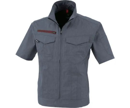65-8398-90 Short Sleeve Blouson Mottled Blue 3L 1751-116-3L