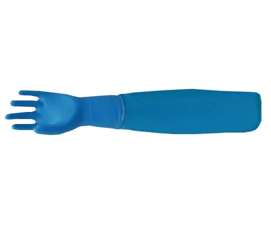 4-1297-01　［Discontinued］Model Lobe Nitrile Oil Resistant Medium Thick (with Blue Arm Cover) M　No.370