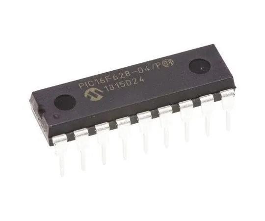 63-4777-47 Microchip PIC16F628-04/P, 8bit PIC Microcontroller, 4MHz, 128 x 8 words, 2048 x 14 words Flash, 18-Pin PDIP PIC16F628-04/P