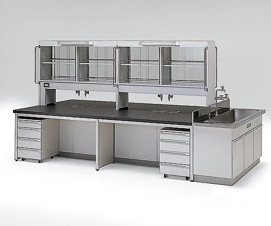 3-5740-01　［Discontinued］Central Laboratory Bench Frame Type 2400 x 1500 x 800/1870　HCZ-2415