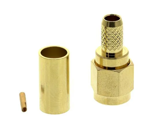 63-4873-89 RS PRO Straight Cable Mount SMA Connector, Crimp Termination, Reverse Polarity RG58/U 546-2807