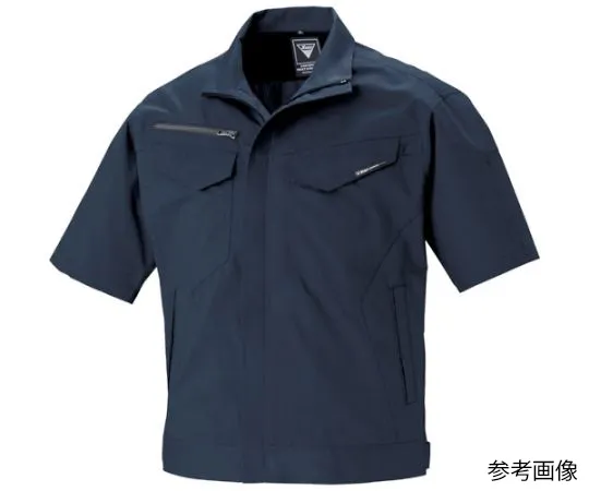 65-8383-37 Short Sleeve Blouson Deep Navy 3L 1691-19-3L