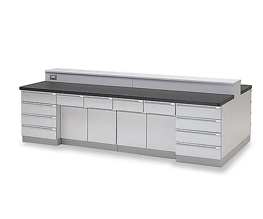 3-5676-01　［Discontinued］Central Laboratory Bench Wooden Type 1800 x 1500 x 800/960　SEO-1815