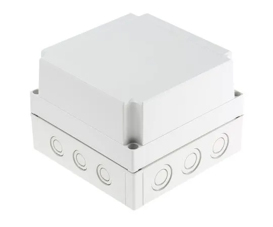63-4834-29 Fibox Polycarbonate Enclosure, IP66, IP67, 180 x 180 x 125mm PCM 175/125 G
