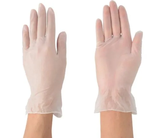 67-6857-67　［Discontinued］Model Lobe No. 921 Vinyl Disposable Gloves (No Powder) 50 Pieces S Size　NO.921S