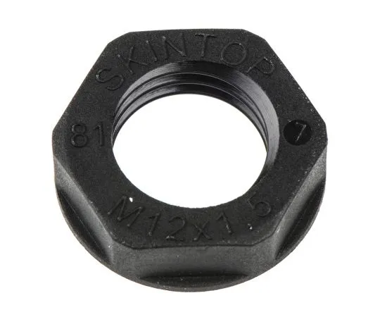 63-4795-73 Lapp Black Fibreglass PA Cable Gland Locknut, M12 Thread, IP68 53119100
