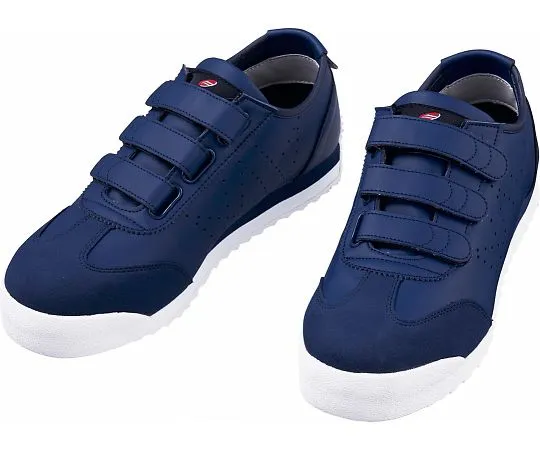 64-0987-81 Safety Shoes Velcro Navy 22.0 cm S4172