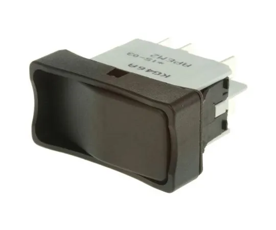 63-4784-28 APEM Double Pole Single Throw (DPST), Latching Rocker Switch Panel Mount KG462A2XXA21XX