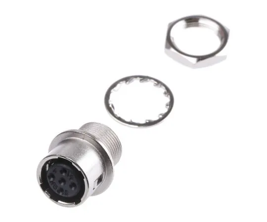 63-4861-58 Hirose HR10 Series Panel Mount Connector, 5 contacts Socket HR10A-7R-5S(73)