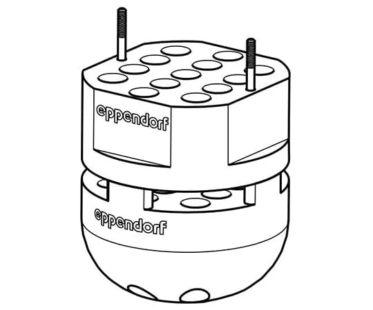 63-8460-75 Adapter for 1.5/2.0mL Tube, for S-4x400 5910 708.009