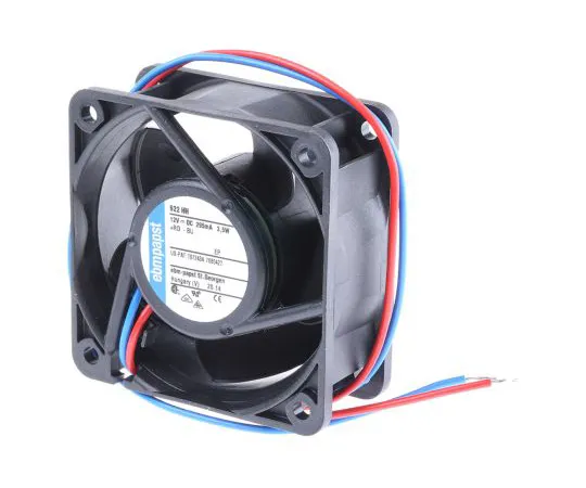 63-4842-56 ebm-papst 620 Series Axial Fan, 60 x 60 x 25mm, 56m³/h, 3.5W, 12 V dc 622HH