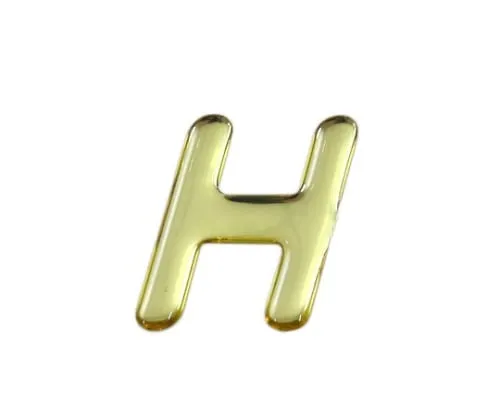 61-7426-99 Gold Metal Characters H 35mm x 1mm GM35-H
