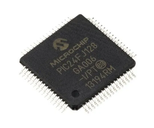 63-4896-04 Microchip, 16bit PIC Microcontroller, 32MHz, 128 kB Flash, 64-Pin TQFP PIC24FJ128GA006-I/PT