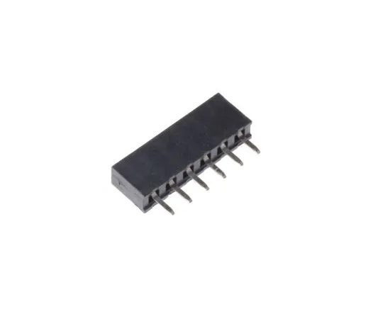 63-4886-75 HARWIN 2mm Pitch 6 Way 1 Row Straight PCB Socket, Through Hole, Solder Termination M22-7130642