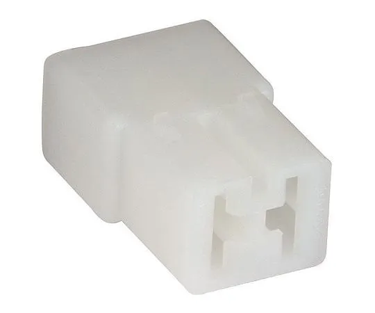63-4743-27 TE Connectivity AMP FASTIN-FASTON Series, 2 Way Nylon 66 Crimp Terminal Housing, 6.35mm Tab Size, Natural 180923-0