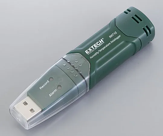 2-3188-01-20　［Discontinued］Temperature and Humidity Data Logger (memory stick type) with Calibration Certificate　RHT10