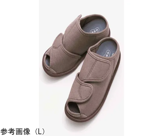 68-9382-60 Nursing Care Shoes Brown M Both Feet 2237