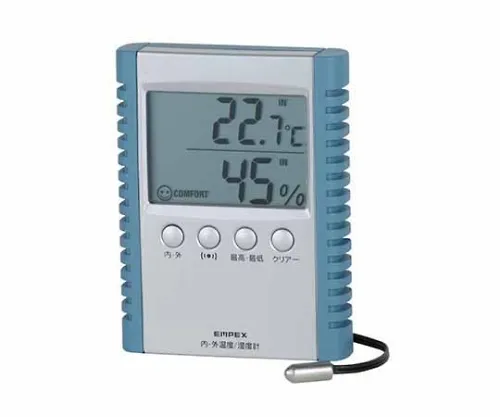 61-6864-97 Digital Thermo-Hygrometer II (With Timer, Alarm), 0℃ - -50℃, External Sensor -10℃ - +60℃ TD-8172