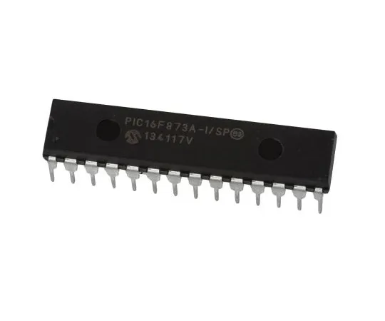 63-4804-77 Microchip PIC16F873A-I/SP, 8bit PIC Microcontroller, 20MHz, 7.2 kB, 128 B Flash, 28-Pin SPDIP PIC16F873A-I/SP