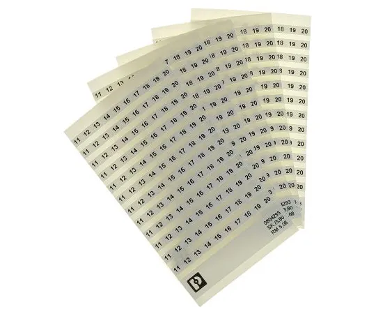 63-4794-44 11-20 marking labels-vertical terminal 0804293:0011