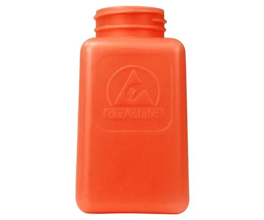 64-2944-05 DURASTATIC Dissipative HDPE Orange Square Bottle 35491