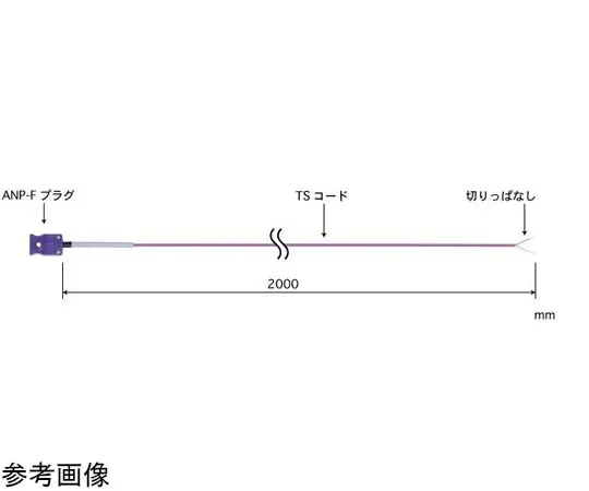 65-3532-10 Extension Cord for Thermocouple Compensation Wire XX Series Terminal W Terminal (Sensor Receiving Side): ANP-F E Type XX-0203E-TS02