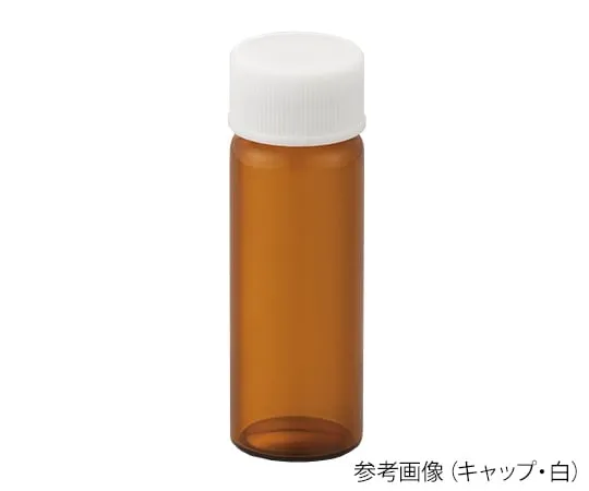62-9975-42 Screw Cap Bottle (Brown) + PP Cap (White) + Fluorine PTFE/Nitrile Packing Combination Set 100 Pack S-08 250073