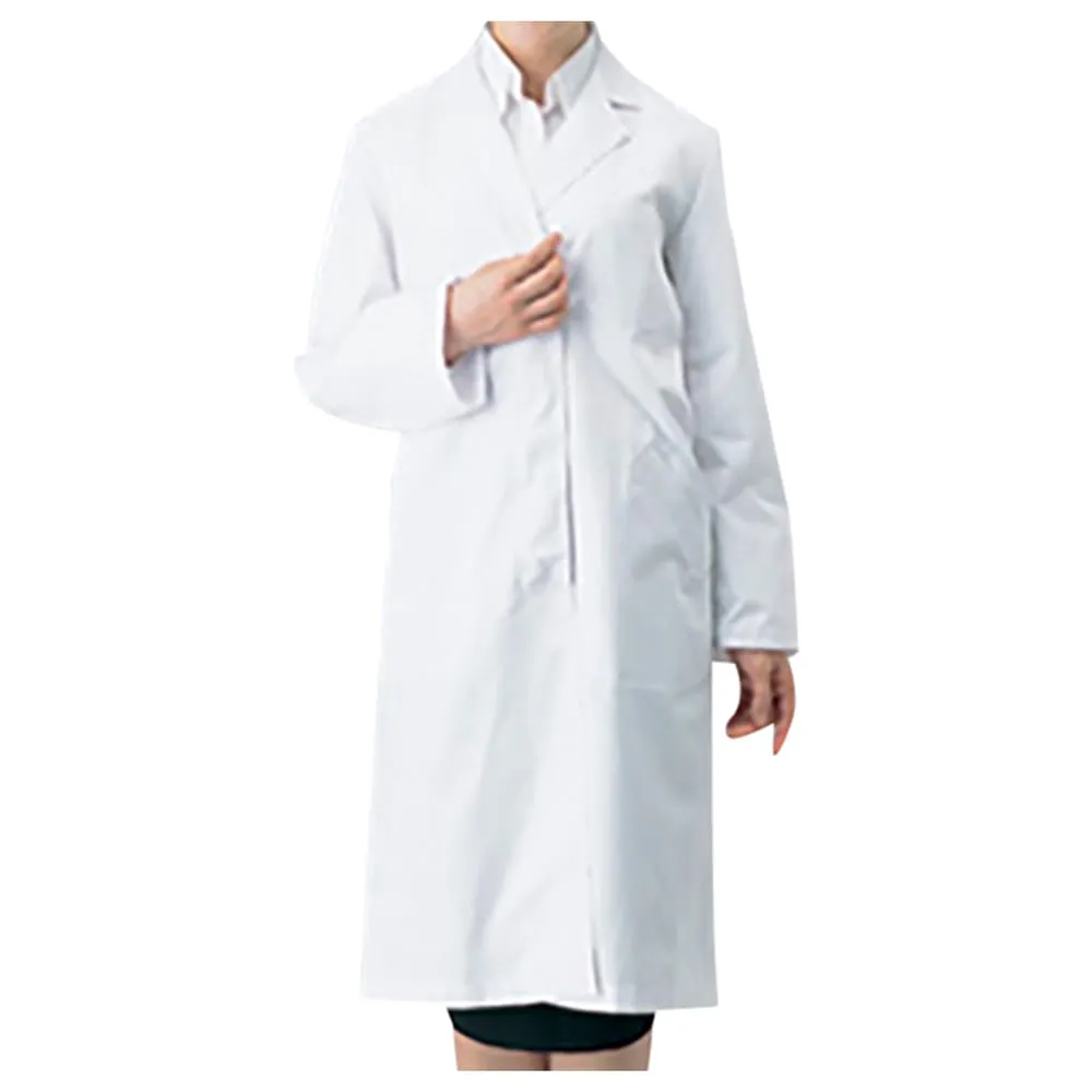 8-5384-11 White Coat For Women (With Cuff Strap) Single S 51-001
