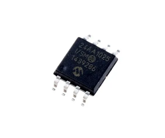 63-4932-40 Microchip, 1Mbit Serial EEPROM Memory, 900ns 8-Pin SOIJ I2C 24AA1025-I/SM