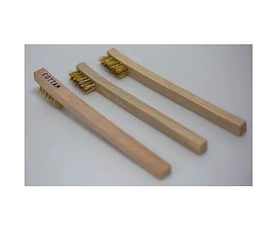 63-4685-75 Brass Cleaning Glue Brush Wire Brush, 12mm Bristle Width 134-5715