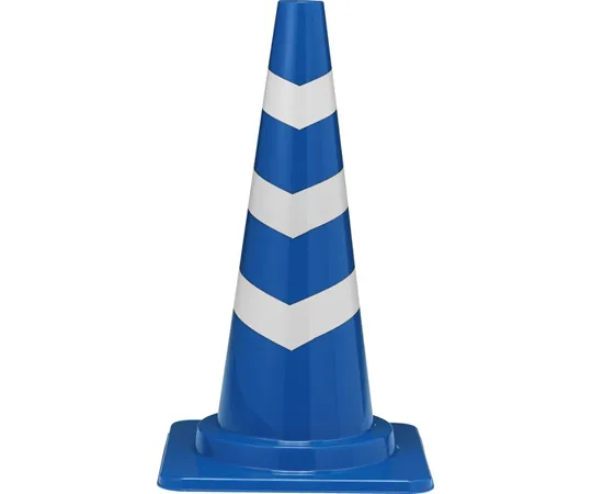 67-7137-30 Cut Scotch Cone MΦ 40 (Blue) White Tape Wrapped Blue/White 8Y036600BLWH