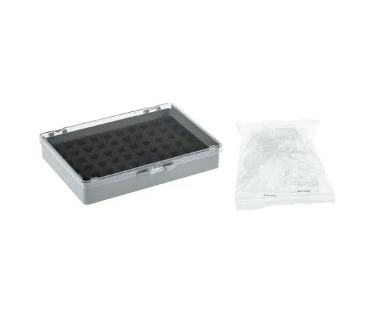 63-4657-40 RS PRO 60 Cell Grey PS Compartment Box, 30mm x 122mm x 161mm 101-6539