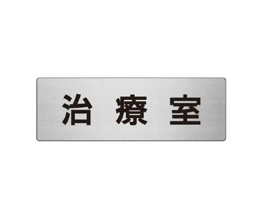 62-0347-91　［Discontinued］Room Name Display Plate, Department of Neurosurgery Aluminum (Hair Line) 50 x 150 x 2 Thickness　RS8114