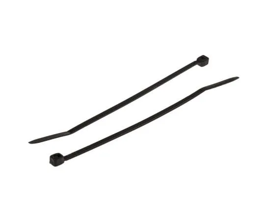 63-4925-10 RS PRO Black Nylon Sub Miniature Cable Tie, 71mm x 1.6 mm 664-2887