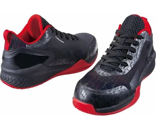 64-0987-51　［Discontinued］Safety Shoes Lace-Up Type Black 25.0 cm　S3191