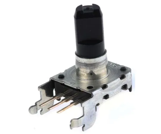 63-4896-27 Alps Alpine 24 Pulse Mechanical Rotary Encoder Flat Shaft (Not Indexed), Through Hole EC12E24202A2
