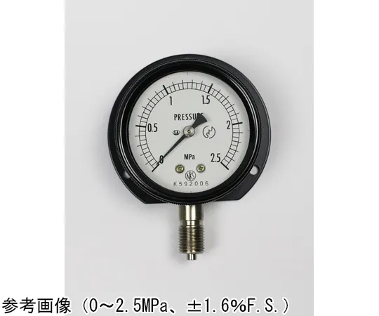 65-4293-41-20 Sealed Pressure Gauge (60Φ) Vertical B Frame with 2.5 MPa Inspection Certificate BA10-223