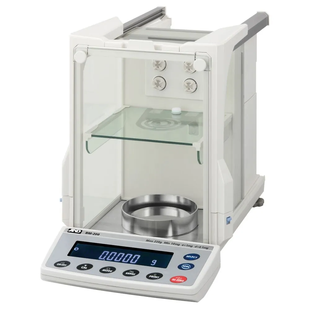 64-4054-40 High Precision Analysis Balance BM Series (0.4 mg) With JCSS Proofing BM200-00A00